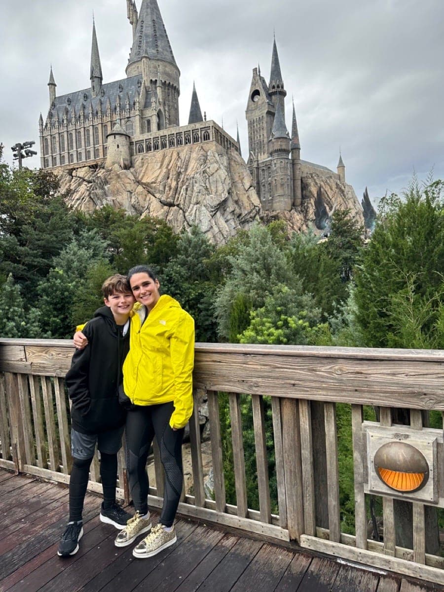 Clients at Hogwarts Castle in The Wizarding World of Harry Potter